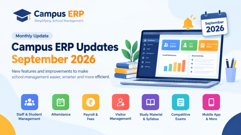 campus erp updates september 2026